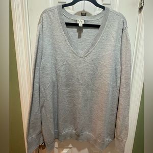 Plus women’s 3x light weight gray sweater